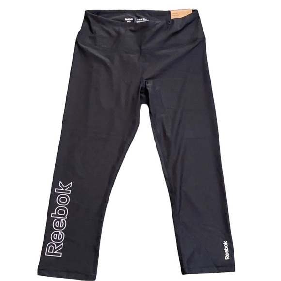 Reebok Black Workout Leggings - Picture 1 of 3